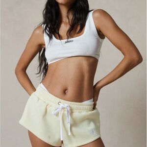 misguided crop bralette tank with logo nwt